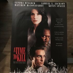 Vintage A Time to Kill Sandra Bullock Movie Poster